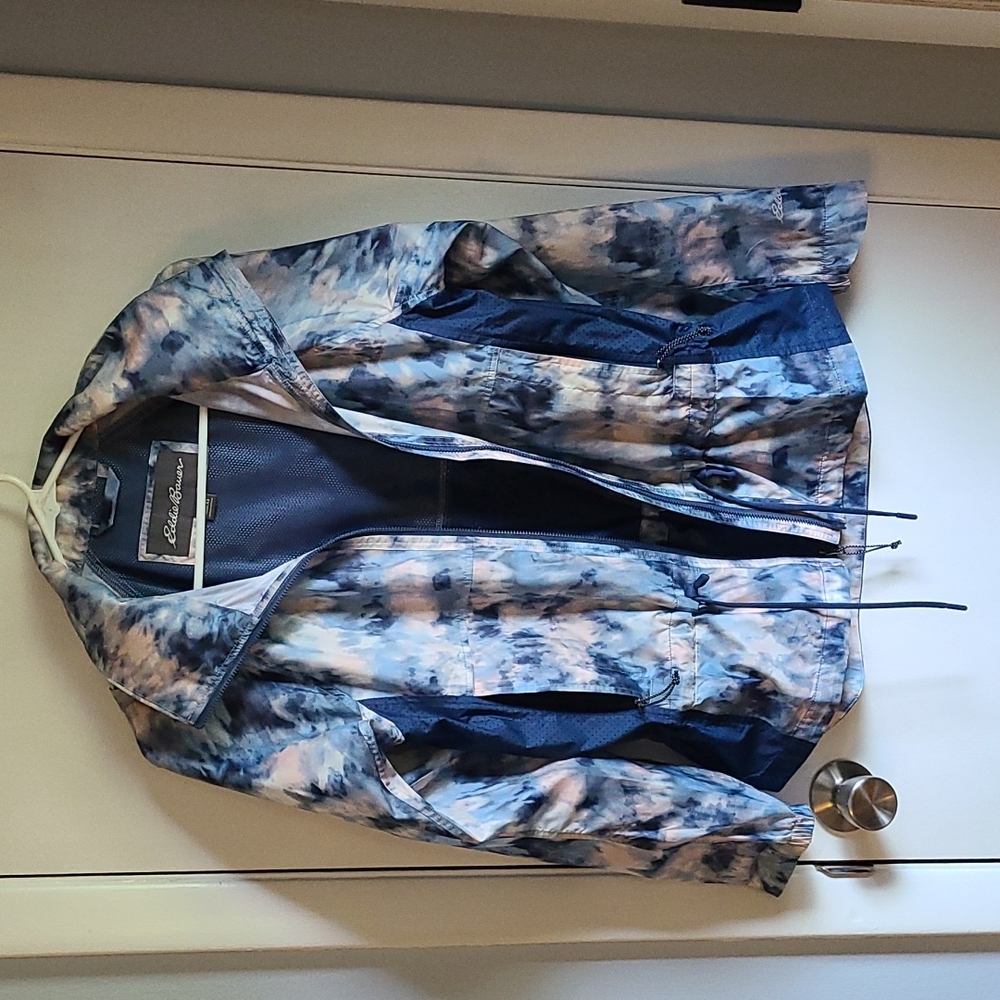 Eddie Bauer hooded anorak windbreaker